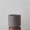 Terrakotta-Krukker|Hoff Krukke Serien^PLANT Hoff krukke, raw grey + rust underskål