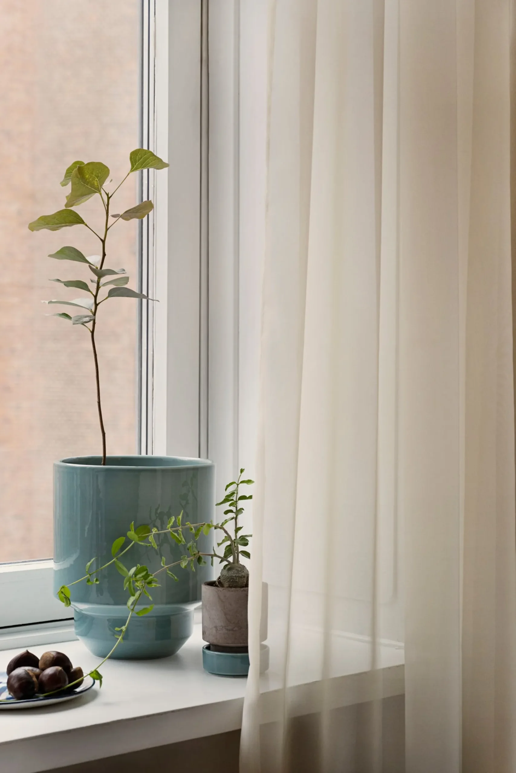Underskåle|Hoff Krukke Serien^PLANT Hoff underskål, glaseret Misty Blue