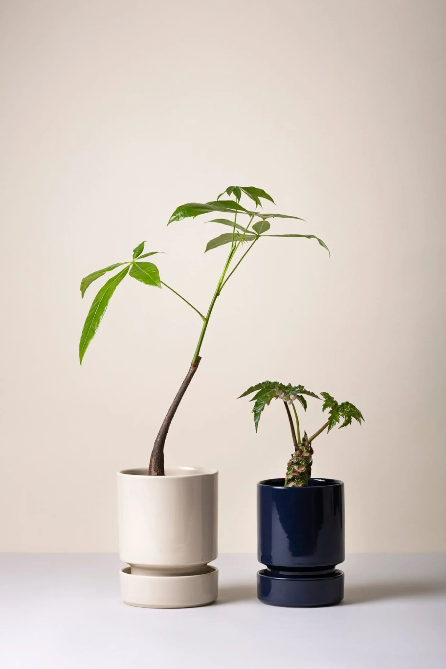 Underskåle|Hoff Krukke Serien^PLANT Hoff underskål, glaseret Sapphire Blue