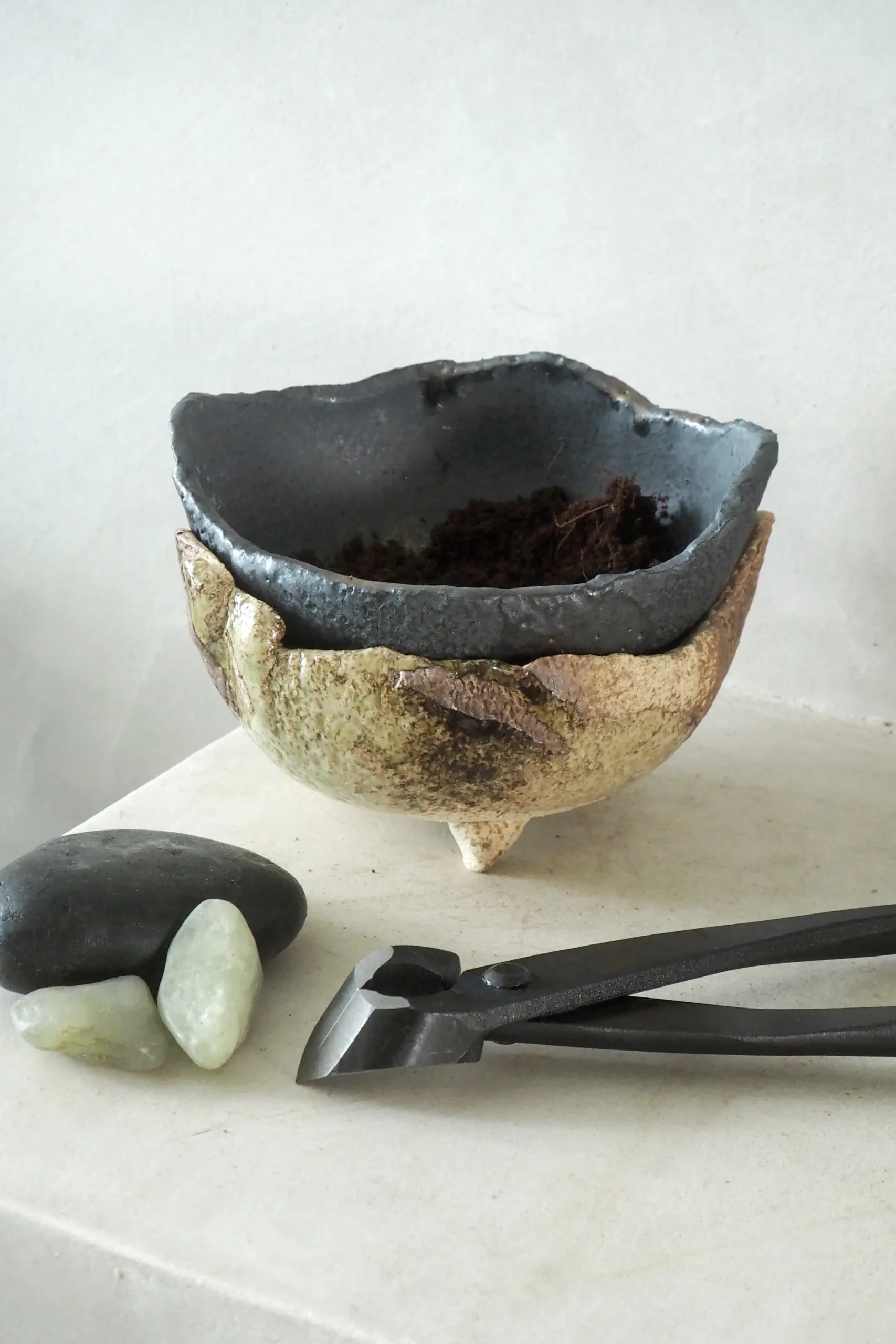 Værktøj Og Redskaber|Bonsai^PLANT Japansk bonsai krukke, håndlavet, brun